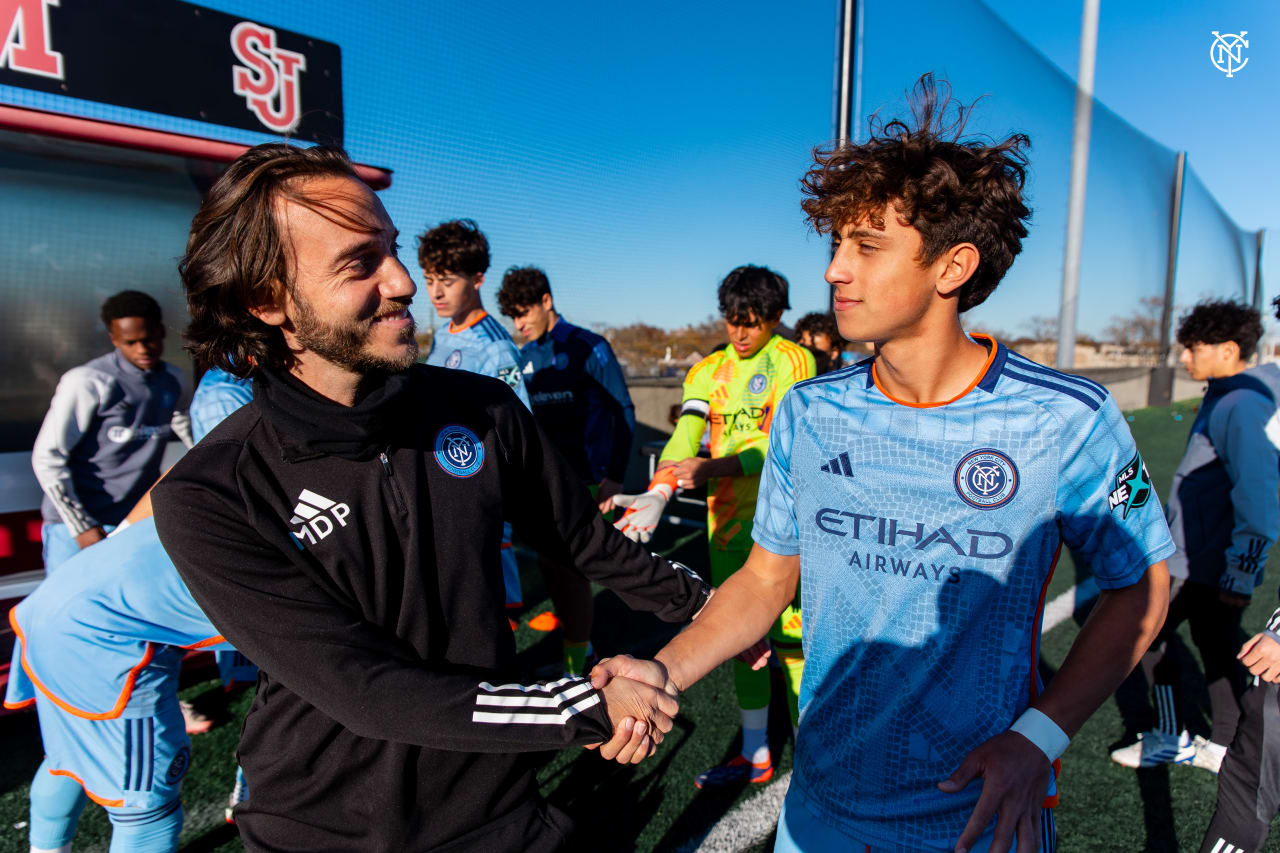 New York City FC U18s up against the visiting DC United.