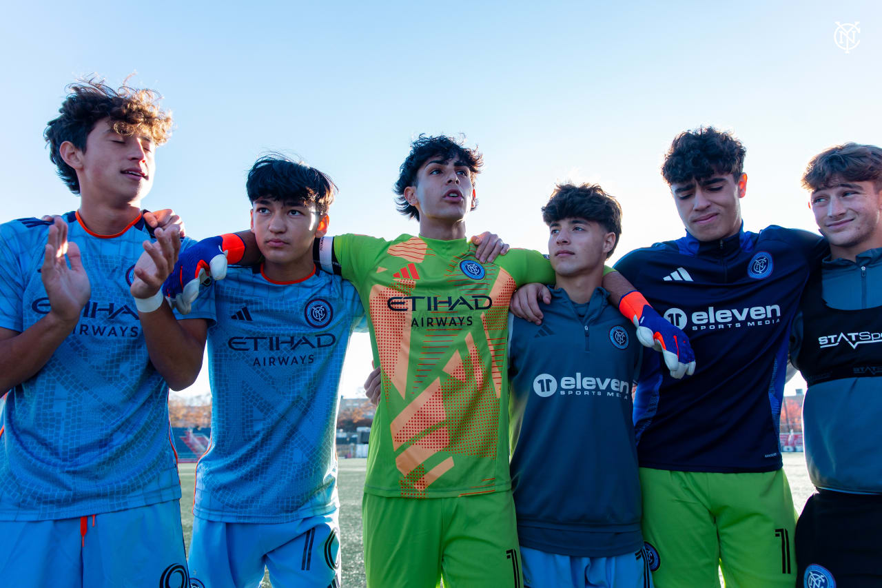 New York City FC U18s up against the visiting DC United.