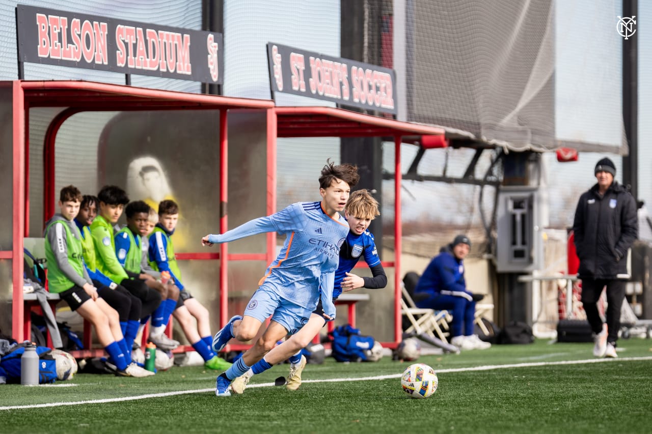 New York City FC U14s took on Beachside SC at Belson Stadium.