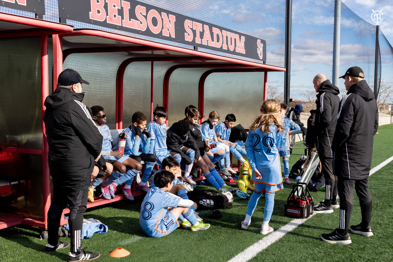 New York City FC U13s took on Beachside SC at Belson Stadium.