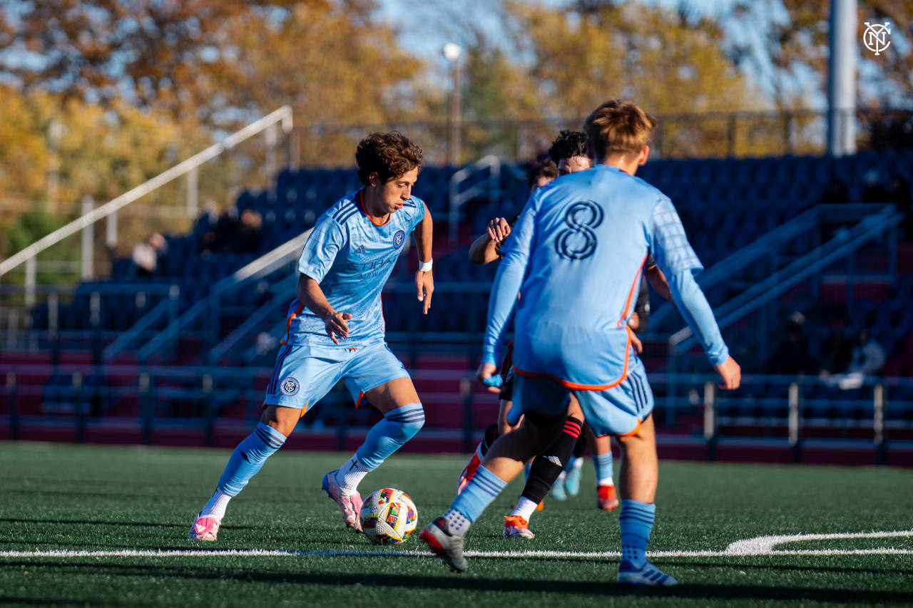 New York City FC U18s up against the visiting DC United.