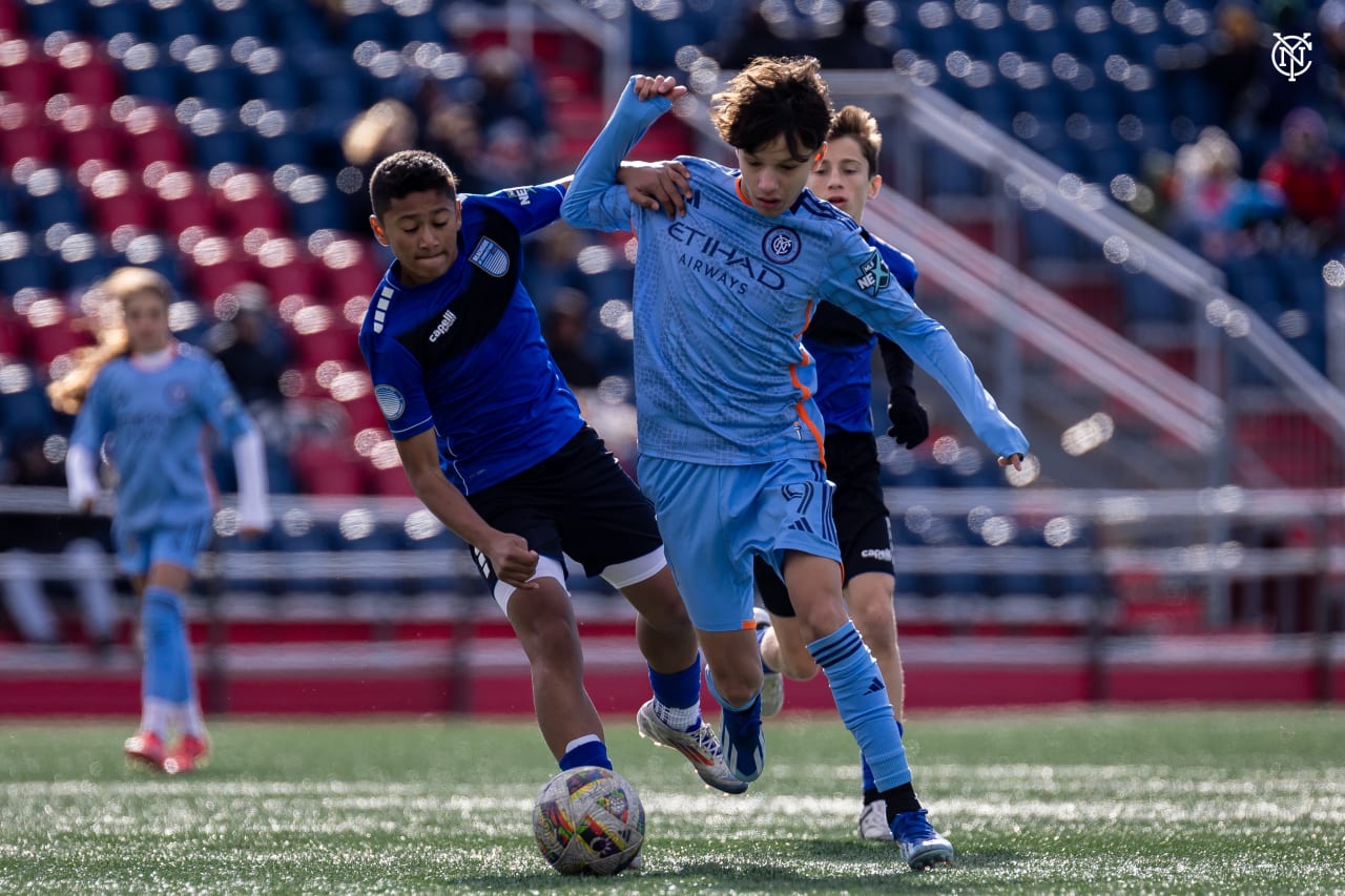 New York City FC U14s took on Beachside SC at Belson Stadium.