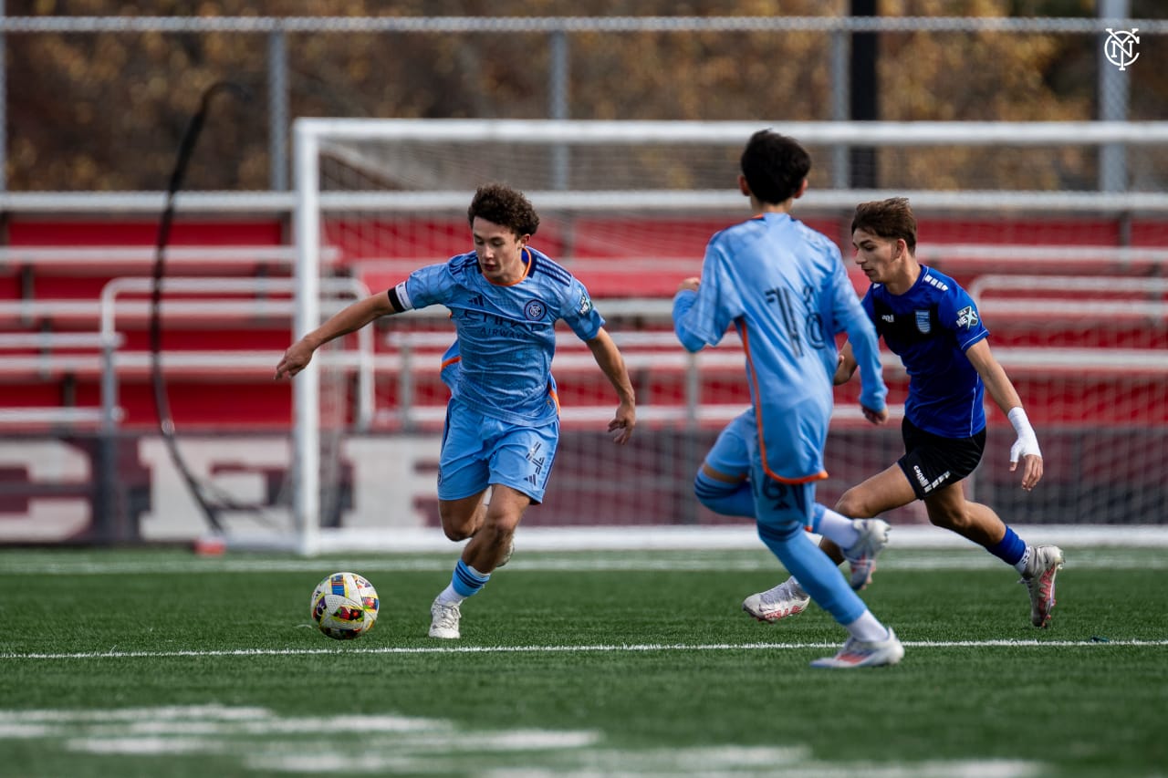 New York City FC U14s took on Beachside SC at Belson Stadium.