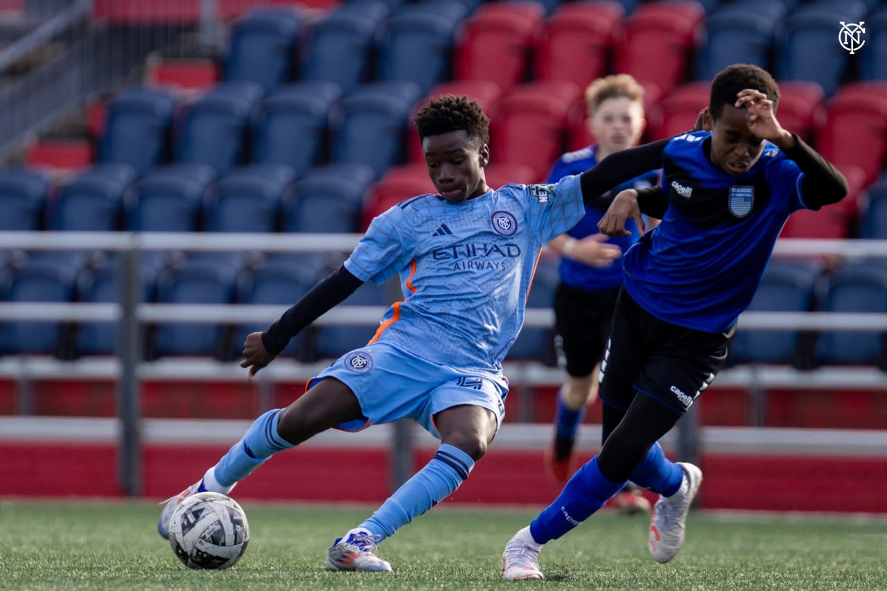 New York City FC U13s took on Beachside SC at Belson Stadium.