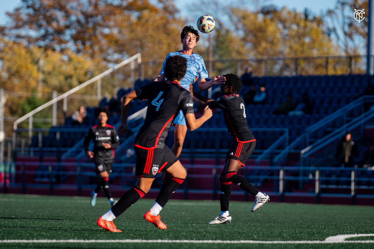 New York City FC U18s up against the visiting DC United.