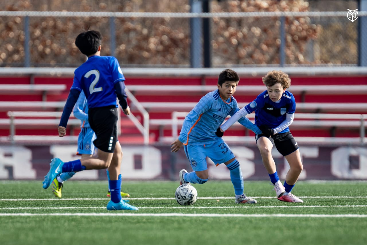 New York City FC U13s took on Beachside SC at Belson Stadium.