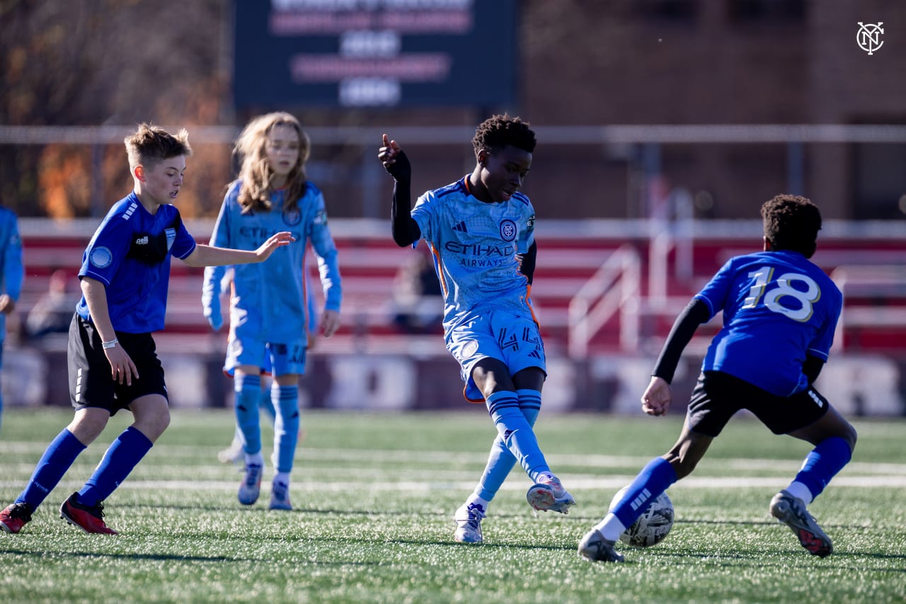 New York City FC U13s took on Beachside SC at Belson Stadium.