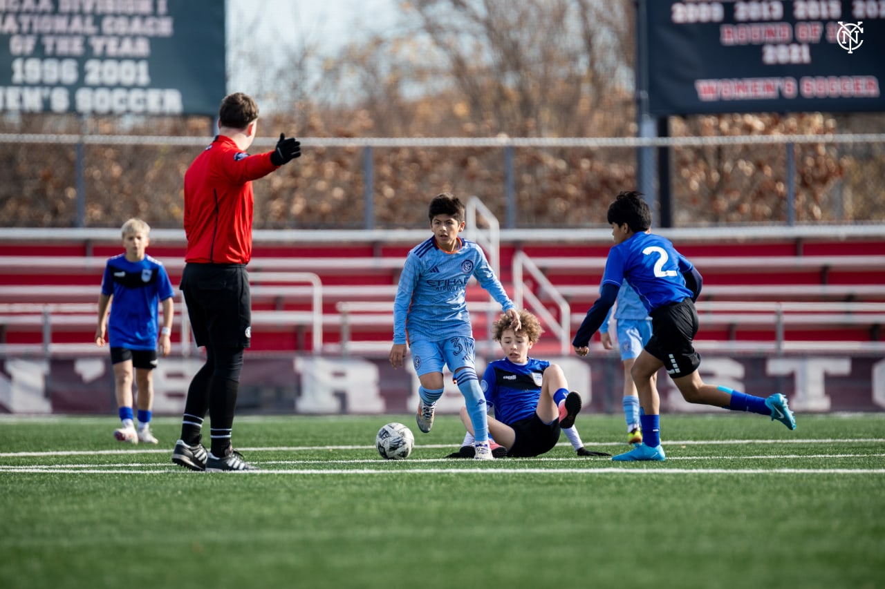 New York City FC U13s took on Beachside SC at Belson Stadium.