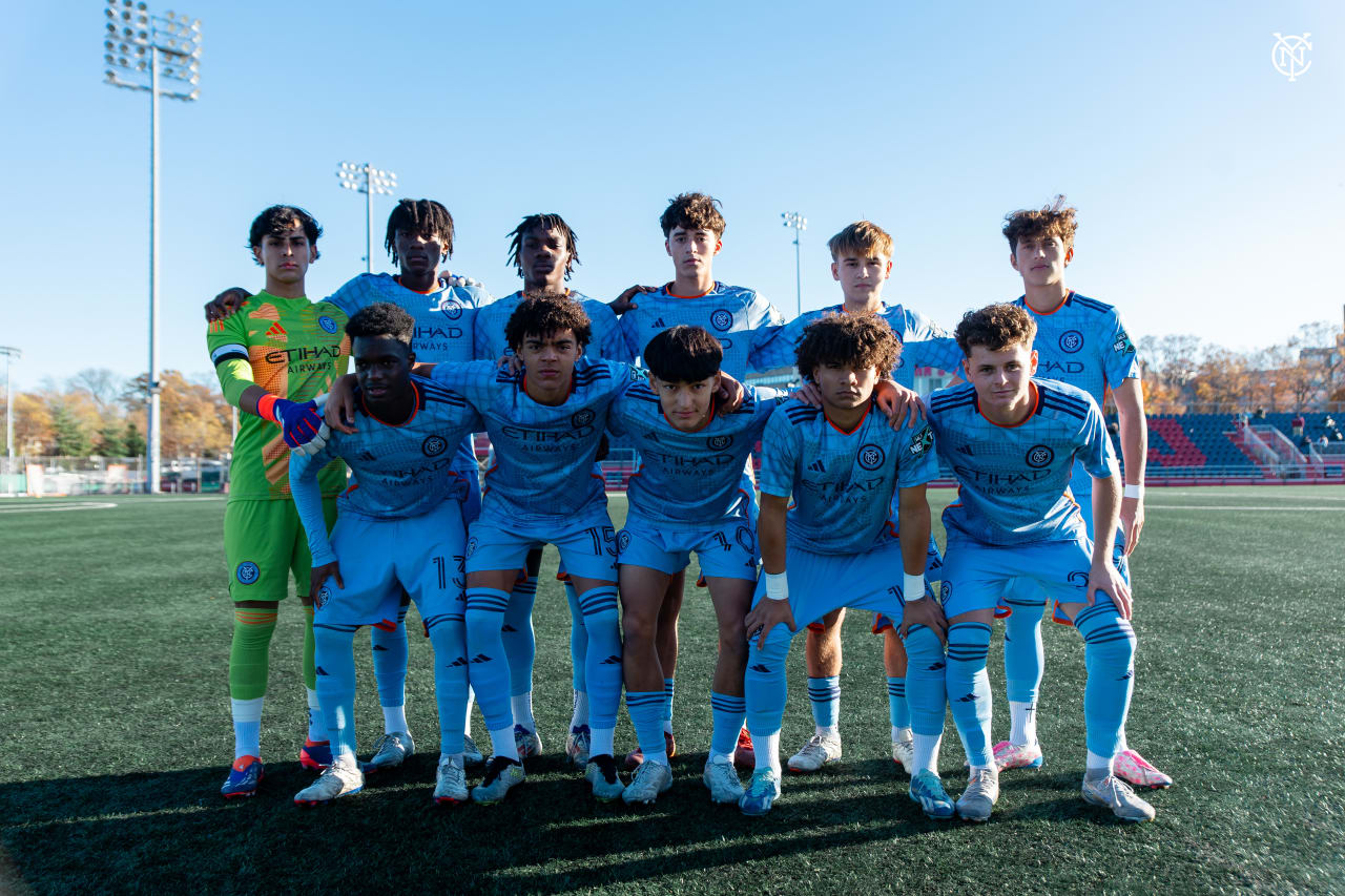 New York City FC U18s up against the visiting DC United.