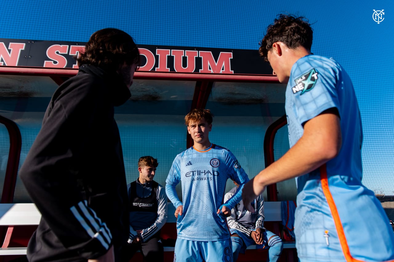 New York City FC U18s up against the visiting DC United.